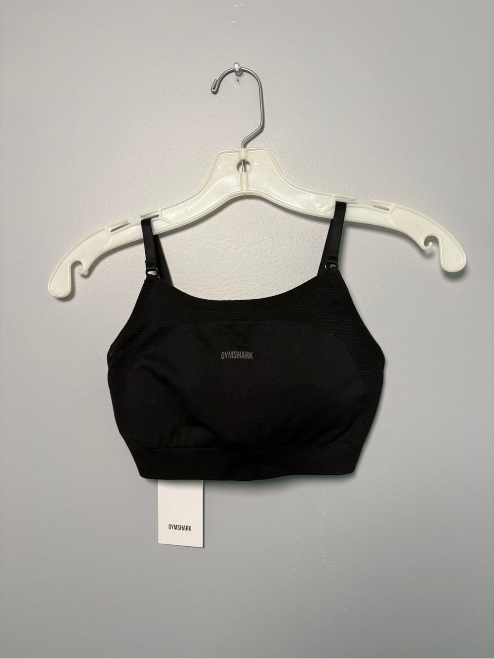 Gymshark Black Seamless Supportive Sports Bra